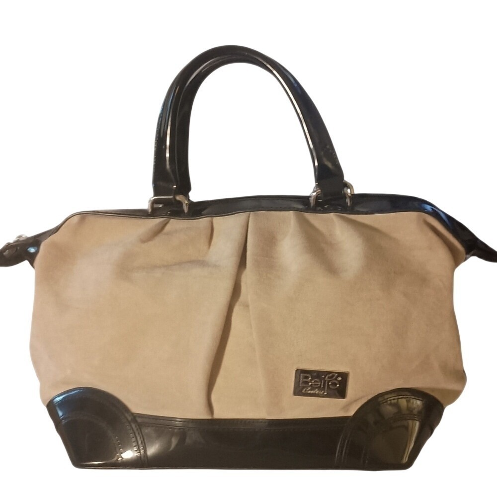 Beijo‎ Couture Collection Tan Satchel Bag SKUW022